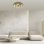 PURE POPUP LAMPA SUFITOWA BRĄZOWA (6588-97) - Paul Neuhaus