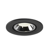 NUMINOS® GIMBLE S, oprawa sufitowa wpuszczana czarna/chromowana 3000 K 20° (1005887) - SLV