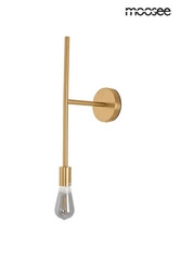 Kinkiet, lampa ścienna RIVA złota (MSE010100394) - Moosee