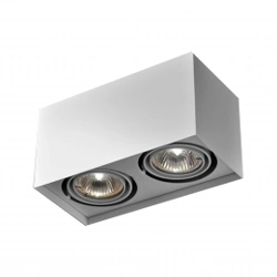 Oprawa natynkowa SQUARES 50x2 ON kol. BIAŁY (45812-0000-U8-PH-13) - Aqform 