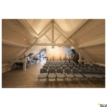 ENOLA_C, spot do szyny wysokonapięciowej 1-fazowej, LED, 3000K, okrągły, biały, 35°, 11,2W, z adapterem 1-fazowym (143941) - SLV