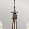 Żyrandol Minster (MN3-BLK-GOLD) - Elstead Lighting