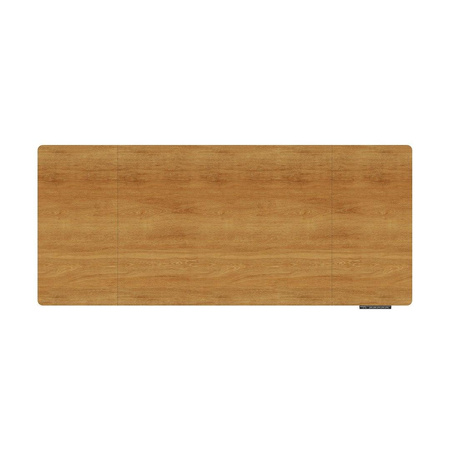 Regulowane biurko gamingowe Control Lite 140 Biały/Drewno (LV1718) - LVN SYSTEM