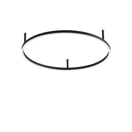 Lampa Sufitowa ORACLE SLIM Czarny (ORACLE_SLIM_PL_D070_ROUND_3000K_ON-OFF_BK) - Ideal Lux