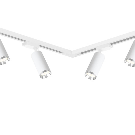 Zestaw Oprawa Mica Track Biały + Chrom 6xGU10 2m (ML2107) - Milagro