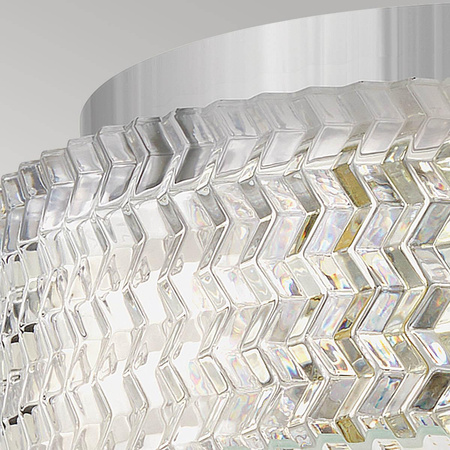 Plafon Elle - 2 źródła światła - Chrom  (HK-ELLE-F-S-CM) - Elstead Lighting