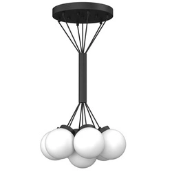 Lampa wisząca iO 7 mini - Czarna (500 mm)   (5071) - Shilo