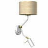 Kinkiet MARSHALL WHITE / RATTAN (MLP7483) - Milagro