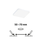 Panelel podtynkowy Veluna VariFit Edge 90x90mm4000 6W biały 230V (PL79953) - PAULMANN