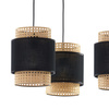 Lampa wisząca BOHO czarna 3 PŁ (6549) - TK Lighting