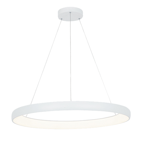 PENDANT LIGHT 60W 3000K ALUMINUM & ACRYLIC BRIDGELUXX CHIP DIMMABLE SANDY WHITE (2061 Zambelis) - Zambelis