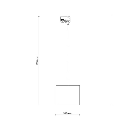 TRACER LINEN 300 1XE27 (10674) - TK Lighting