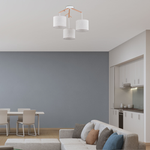Lampa wisząca ALBERO LINEN 3 PŁ (6556) - TK Lighting