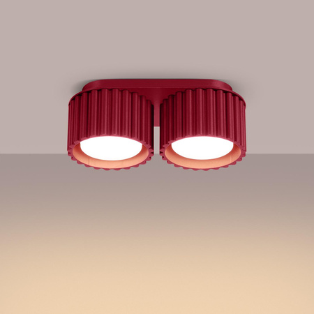Plafon AURA 2 burgund Gx53 (SL.1823) - Sollux Lighting
