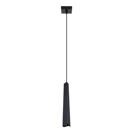 Pojedyncza lampa wisząca nad wyspę kuchenną PRYSM 1 czarna (SL.1400) - Sollux Lighting