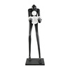 Designerska czarna lampa podłogowa WOMAN-2 BLACK 190 cm (DN433-F black) - Step into Design