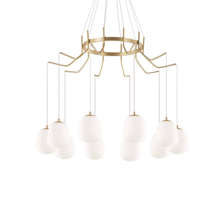 Żyrandol KAROUSEL Mosiądz (KAROUSEL_SP10) - Ideal Lux