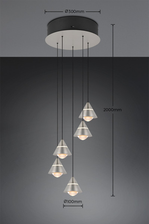 Kaskadowa lampa wisząca ROMEO (337030507) - Trio