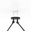 Lampa Sufitowa PISTUNIO czarna (390199) - EGLO