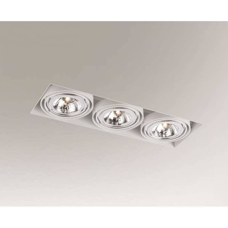 Oprawa wpuszczana KOMORO (biały) (7334) - Shilo