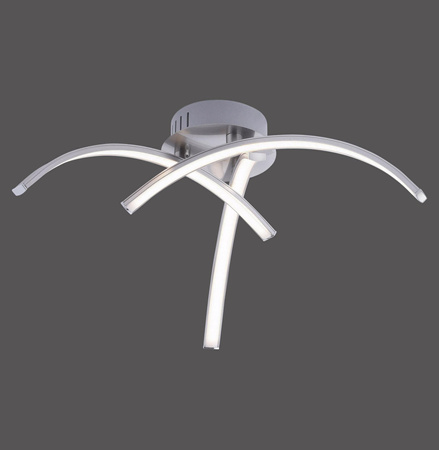 VALERIE LAMPA SUFITOWA STALOWY (15341-55) - Paul Neuhaus