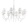 Żyrandol BLANCHE SP8 biała (035574) - Ideal Lux