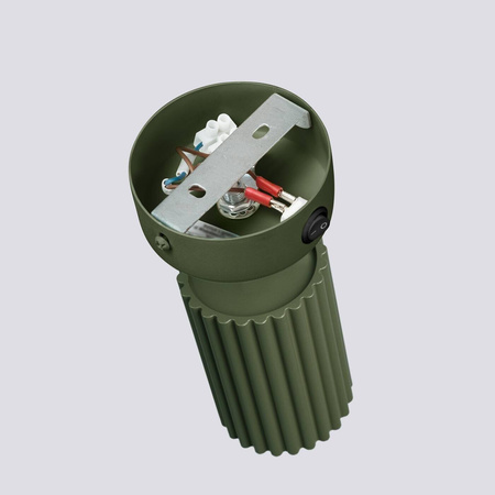 Kinkiet KARBON zielony oliwkowy z włącznikiem (SL.1617) - Sollux Lighting