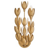 Designerski kinkiet Flora - 3 źródła światła - Oksydowane złoto (QN-FLORA-3W-GD) - Quintiesse