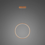 Lampa wisząca Ledowe Okręgi No.1 X 40cm 4k miedziana Dali (LA073/X_40_in_4k_copper_Dali) - ALTAVOLA DESIGN