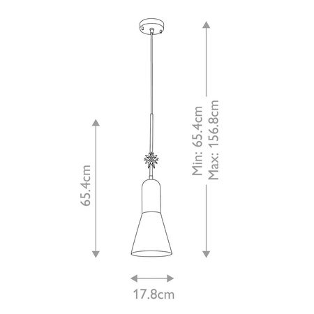 Lampa wisząca Etoile (ETOILE-P-M-MB) - Elstead Lighting