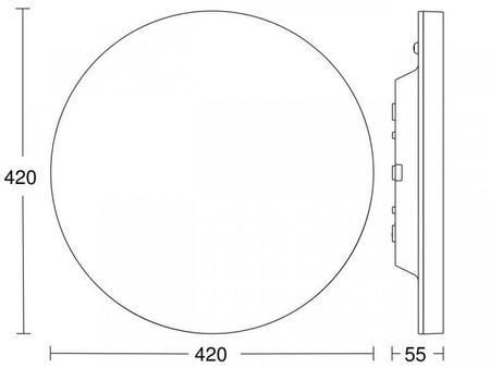 Plafoniera wewnętrzna IP 40 z czujnikiem ruchu i zmierzchu LED RS PRO R30 BASIC SC WW (ST067892) - STEINEL