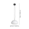 Lampa wisząca BALMES czarna (390201) - EGLO