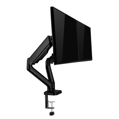 Podwójny uchwyt do mocowania monitora, z funkcją full motion, z gazową sprężyną M2 Pro (LV0664) - LVN SYSTEM