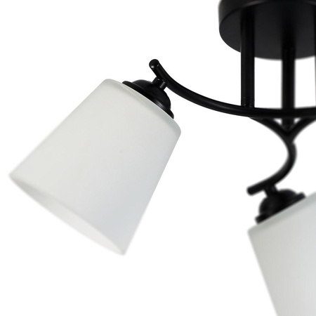 Lampa sufitowa Pafos Black 3xE27 (ML2257) - Milagro