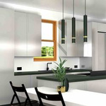 Lampa wisząca JOKER GREEN/GOLD 3xGU10 (MLP7721) - Milagro