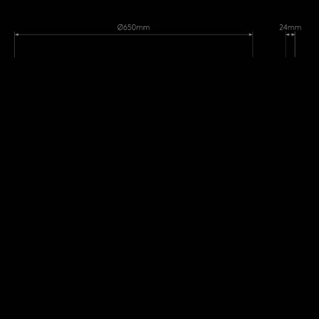 Lustro podświetlane  Ascot 650 Round (1486001) - Astro Lighting