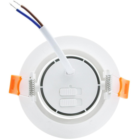 Ruchome oczko podtynkowe Plus białe LED CCT (LP-1506/1RS WH) - Light Prestige