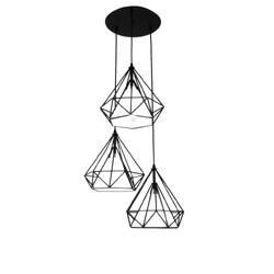 Lampa wisząca Diament Diamond III (ABIGALI-CHNR3-E27)
