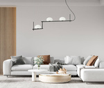 Lampa wisząca Kernio  (PND-357783-BK+W) - Italux