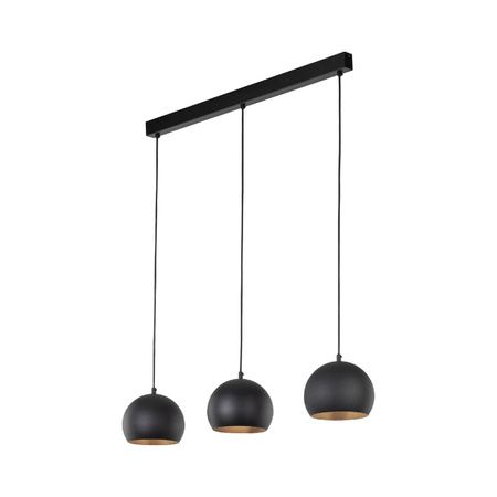 ZOE BLACK LAMPA WISZACA 3 S (10169) - TK Lighting