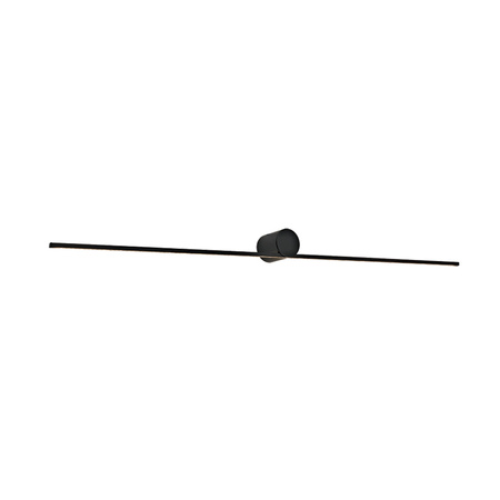 LED WALL LAMP 6W 3000K DOWNWARD  ALUMINUM  DRIVER BLACK (20145 Zambelis) - Zambelis
