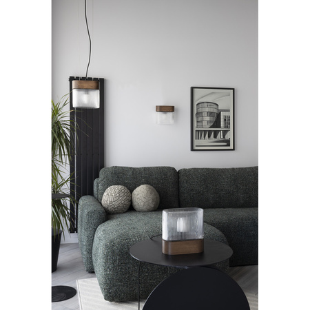 FLUMINA ST czarna lampa stołowa (FLS132P1) - Ummo