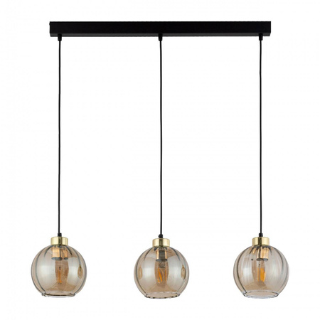 Lampa wisząca DEVI AMBER 3 PŁ LISTWA (4638) - TK Lighting