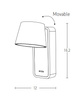 READING LIGHT LED 7W BLACK-WOOD (H61 Zambelis) - Zambelis