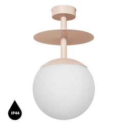 PLAAT B beżowa lampa przysufitowa / plafon z podwyższoną szczelnością IP44 (PLB1100S3) - Ummo