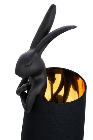 KARE lampa stołowa RABBIT 68 cm czarna (53473) - Kare Design