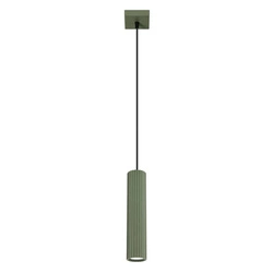 Lampa wisząca KARBON 1 zielony oliwkowy (SL.1611) - Sollux Lighting