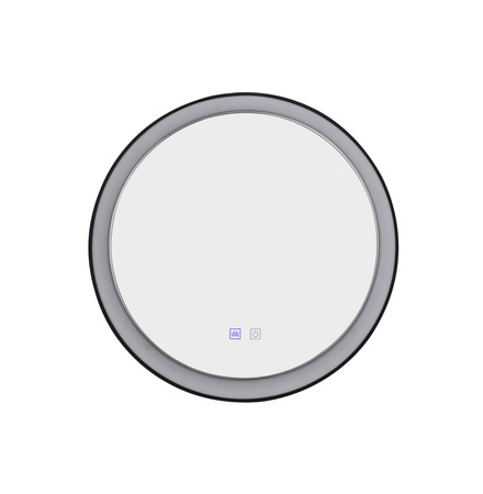 Podświetlane i podgrzewane  lustro SERGIO MIRROR 60 HEATED CCT SWITCH Czarny (AZ5819) - Azzardo