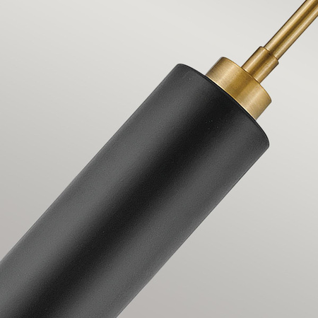 Średnia lampa wisząca Cedric - 2 źródła światła - Lakierowany mosiądz (HK-CEDRIC-P-M-BR) - Elstead Lighting