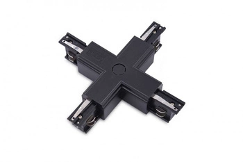  Złącze X do szynoprzewodu TRACK 3 LINE X czarne (AZ4280) - Azzardo